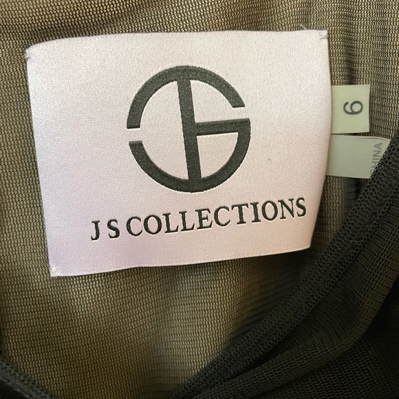 Classic Silhouette Lace Overlay Bodycon Dress - Picture 5 of 9